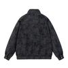 Mens PU Leather Harrington Jacket Pilot Style Workwear Outerwear Clean Fit Baseball Coat