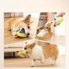 1pc Plush Squeaky Pet Toy Interactive Dog Chew Toy Pet Plush Frisbee Durable Squeak Toy for Puppies and Dogs Pet Products