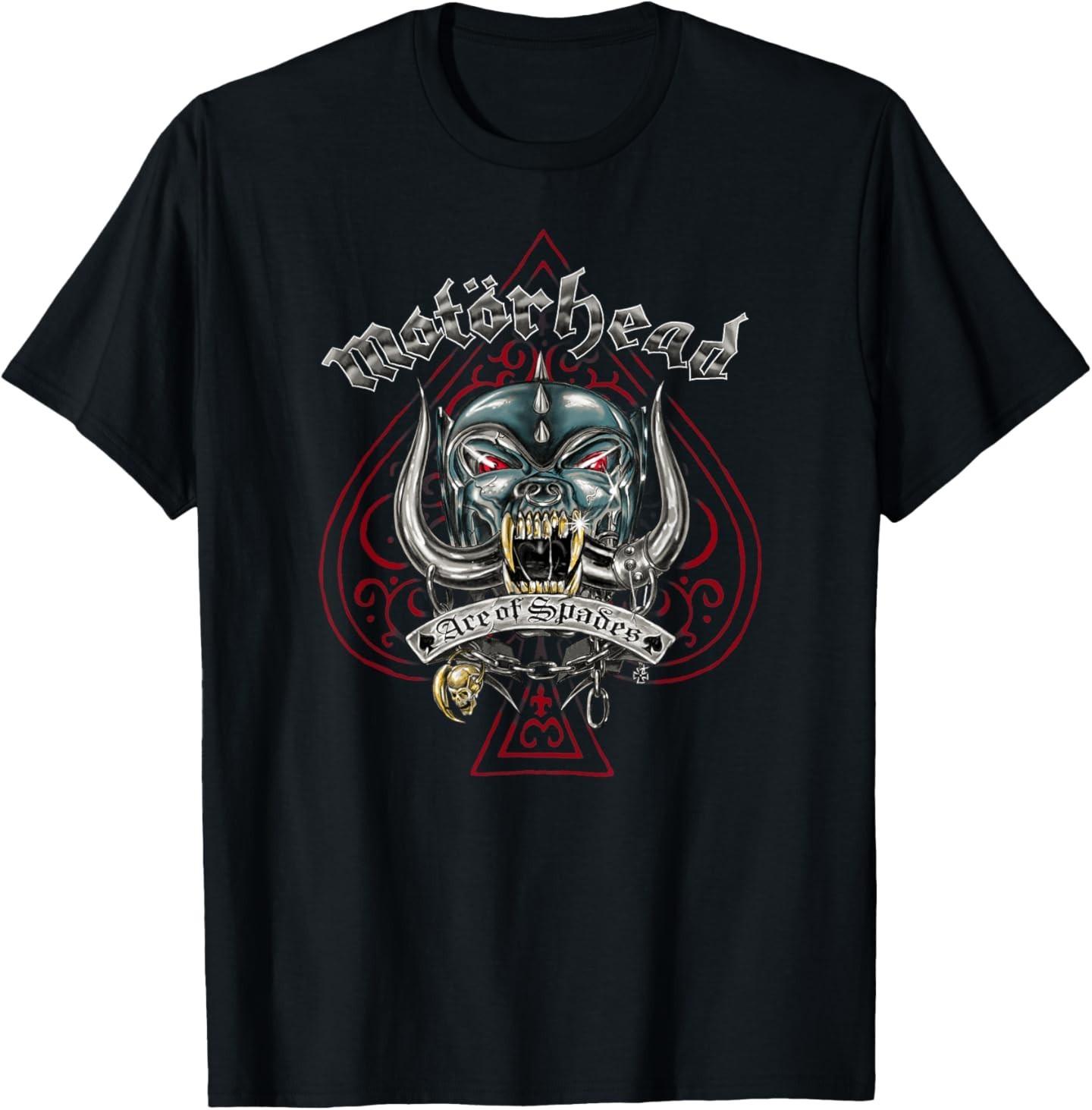 Motörhead - Ace Of Spades Tattoo T-Shirt Mens Womens Tees Top 3XL