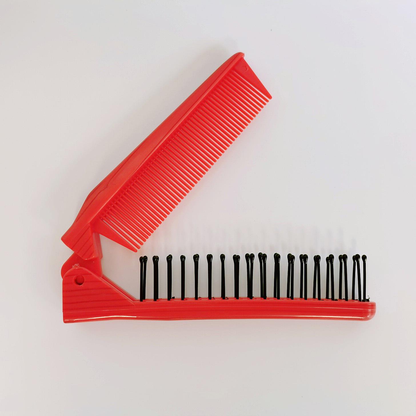 

Складная мини-расческа для путешествий с текстурой дерева для укладки и детей