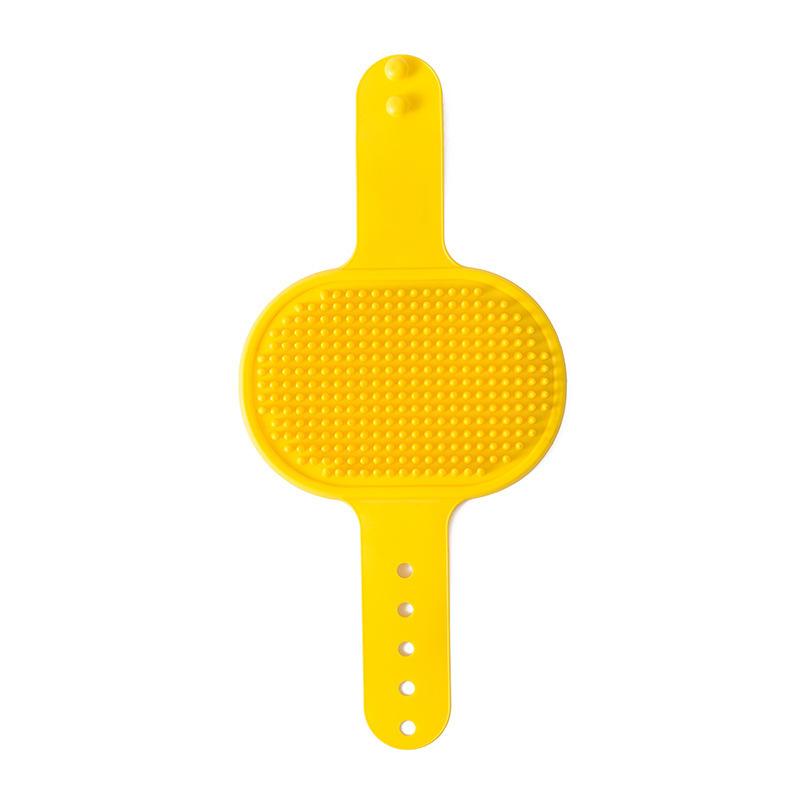 Wall-Mounted Self-Combing and Massaging Pet Brush for Cats and Dogs