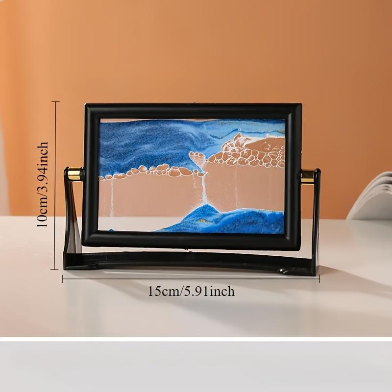 

Очаровательный стиль 3D Таймер Таймер - Вращающееся стекло Песочное искусство, Уникальный декор для дома и офиса, Идеальный праздничный подарок, Идеально для украшения комнаты