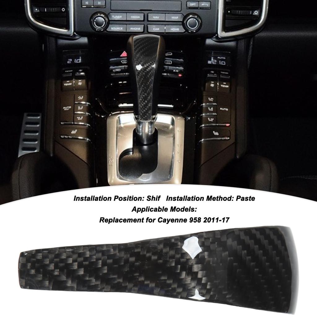 Car Gear Shift Knob Cover Exquisite Craftsmanship Delicate  Gear Shift Knob Cover Paste Installation for Vehicle