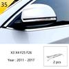 BBJS7 Accessories for BMW X3 X4 F25 F26 Car Inner Gearshift Air Conditioning CD Panel Door Armrest Cover Trim Decorative Car Stickers