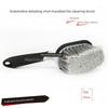 Car Wheel Hub Cleaning Brush Multifunctional Steel Rim Cleaning Brush Soft Brush Car Foot Pad Brush Tire Cleaning Brush
