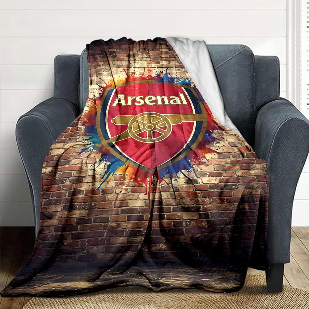 Arsenal Blanket Warmthful Decor Suitable for Sofa Bed Office All-Season Use Digital Print Gift for Travel Home Birthdays