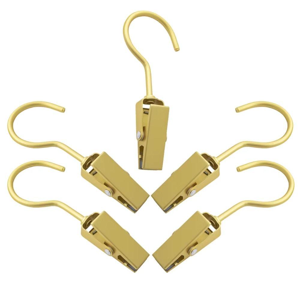1/3pcs Seamless Pants Racks Aluminum Alloy Trousers Organizer Portable Drying Clip  for Hats Socks