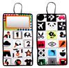 Aipinqi Baby Funhouse Mirror Cloth Book: Car Hanging Toy with Foldable Pendant for Back Seat