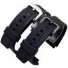 EF552 Black Silicone Rubber Sport Watch Strap Casio Edifice EF-552 Watch Band EF-552D Male Bracel...