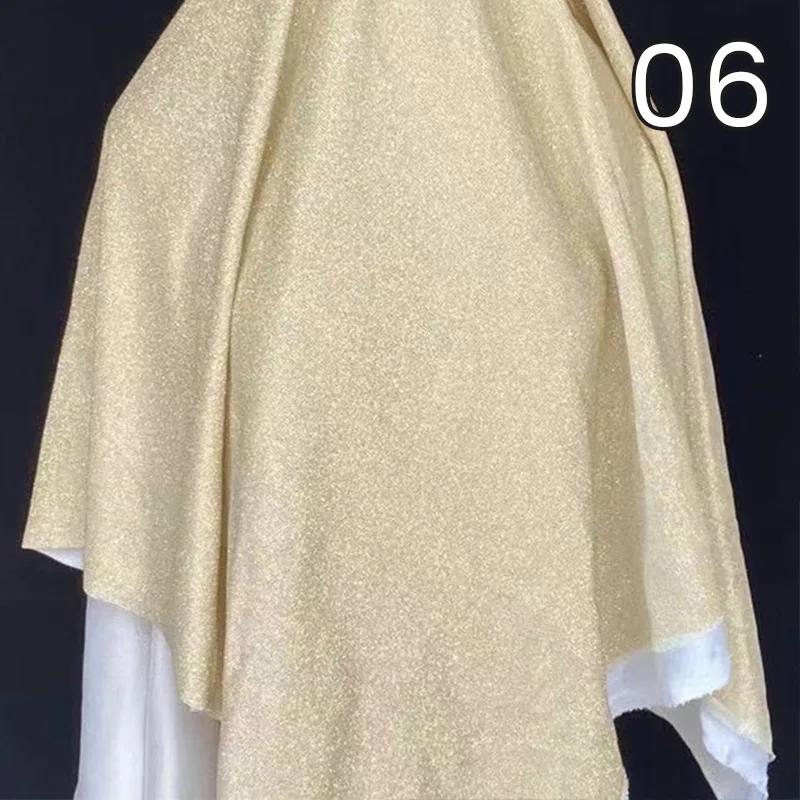 Iridescent Shimmer Elastic Gradient Sequin Fabric Evening Party Dress Performance Clothing Background Shiny Satin Diy Sewing