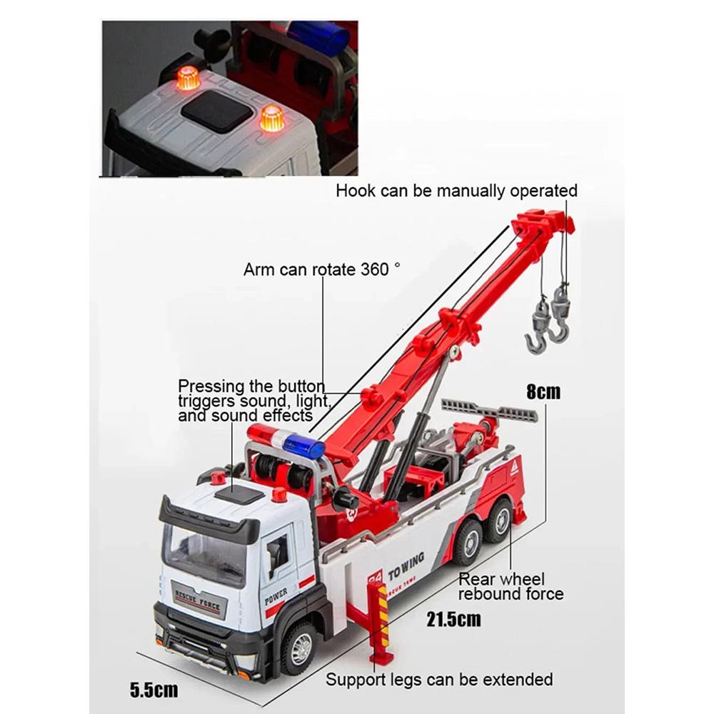 Модель инженерного автомобиля из сплава 1/32 — фото 2
