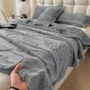 Luxurious Chiffon Butterfly Jacquard Throw Blanket Velvet Nap Blanket Office Shawl Comfortable Blanket Warm Sofa Blankets for Bed Quilt