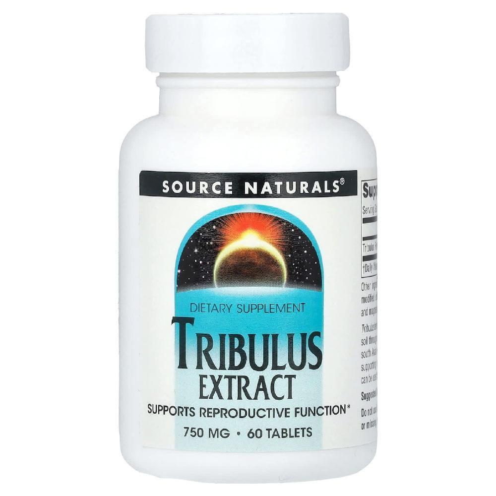 Tribulus Source Naturals Tribulus Health & Sports 750mg Tablets 60 Tablets 1 pcs
