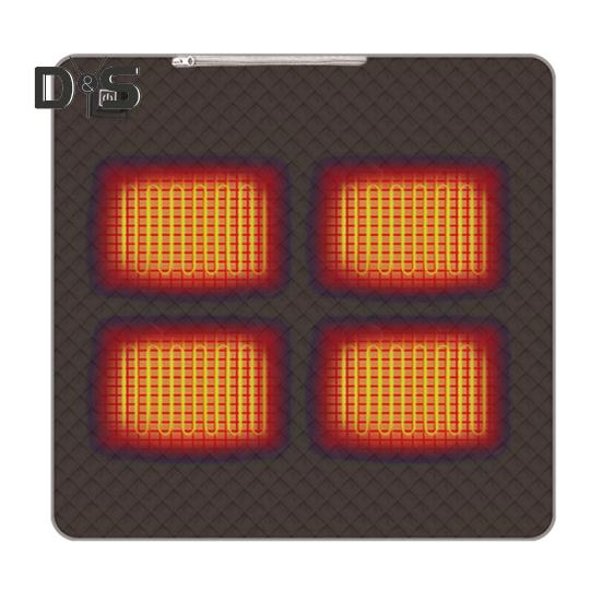 

Электрическая грелка 5 В 4 нагревательных блока USB Type-C питание от сети подогреваемая подушка водонепроницаемая защита от холода для кемпинга на открытом воздухе автомобиль умное сиденье с подогревом 45cm