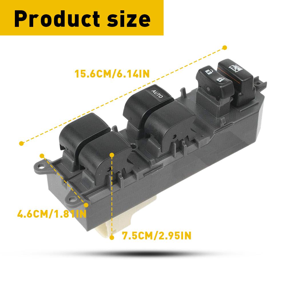 1x 15Pin AUTO Power Master Control Power lifter Window Switch For Toyota Camry Corolla 2007-2014 RAV4 Tacoma Tundra Highlander