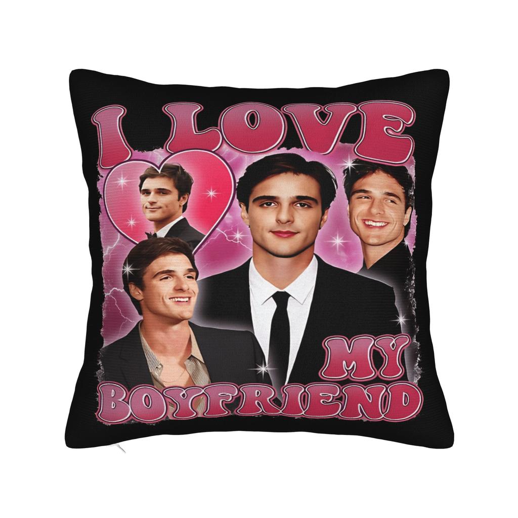 Jacob Elordi Pillow Cover  Comfy Cushion Cover Funny Pillow Case For Living Room Chair
