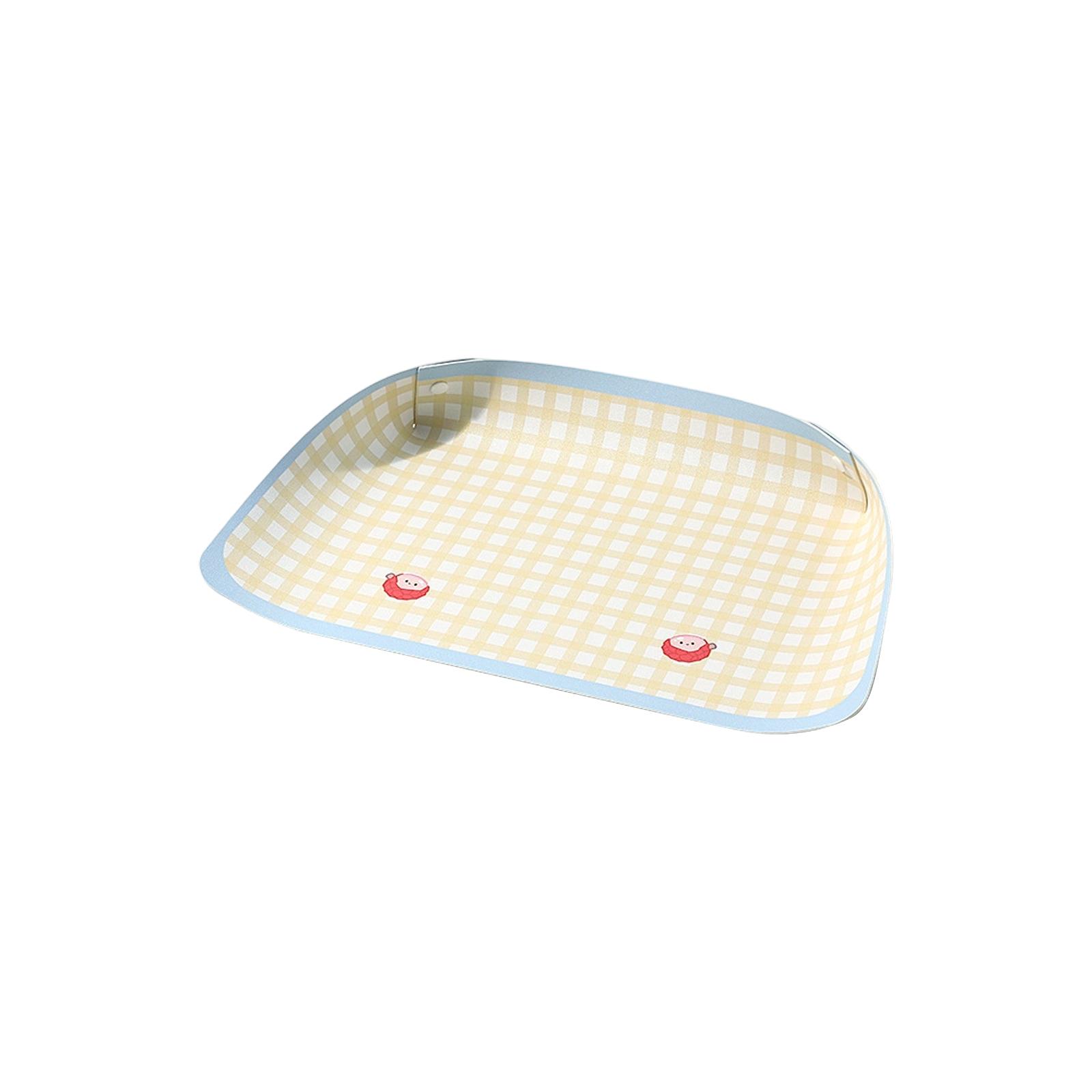 

No-Mess Pet Feeding Mat: Non- PU Leather Bowl Placemat For Cats & Dogs One Size жовтий