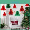 Christmas Party Decor 3d Honeycomb Hanging Decorations For Winter Holiday Celebrations