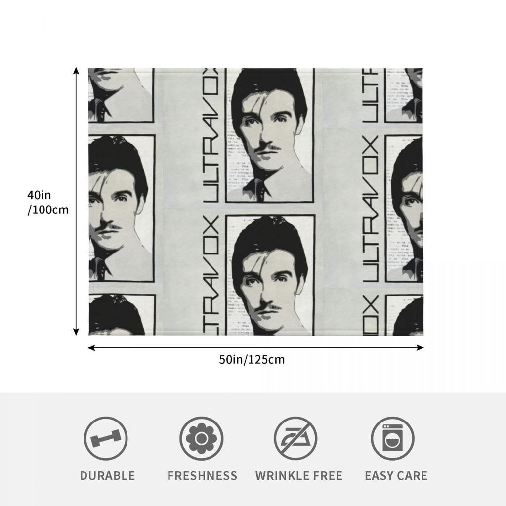 Ultravox (Midge Ure) - Vienna Throw Blanket Reusable Durable Soft Blanket for All Seasons