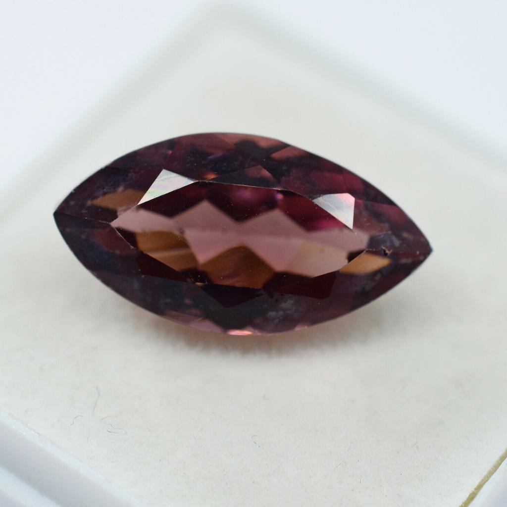 Rare Natural Padparadscha Sapphire 8 Ct Marquise Certified Loose Gemstone
