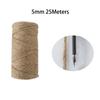 1/3/4/5/10mm Natural Jute Rope Cord, DIY Jute Cord Twine Ribbon  Hemp Rope Crafts Sewing Handwork Gift Wrap Home Decoration