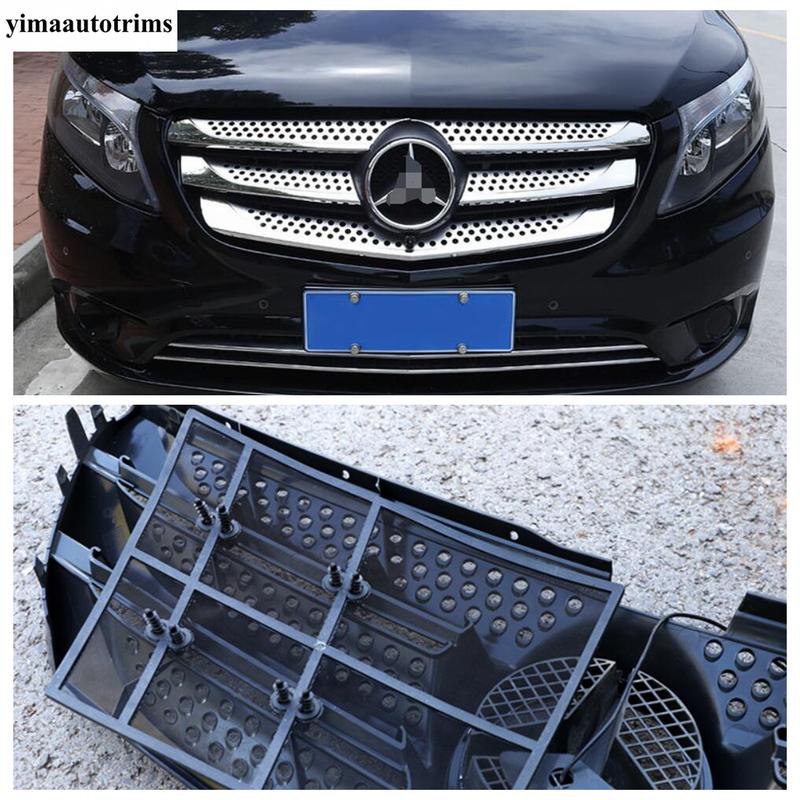 Car Front Grille ect Screening ert Grill Net Mesh Protection For Mercedes-Benz Vito W447 2014 - 2025 Accessories Exterior