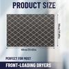 2pcs Dryer Top Protector Mat Washer and Dryer Topper Non Slip Waterproof Machine Cover Dust Proof Quick Drying Topper Pad for Laundry and Kitchen