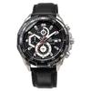 CASIO Edifice EDIFICE Watch Chronograph Black Leather Band Overseas Model [Casio] Men's EFR-539L-1AV
