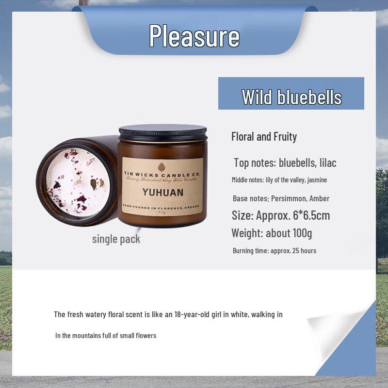 LIEI Dried Flower Aromatherapy Candle