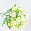 34.5cm Artificial Flowers 28 Heads Table Centerpiece Vibrant One Bouquet 7 Branch Silk Artificial Decorative Flower For Wedding