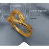 French AB Style Year of the Snake Bracelet: Retro, Versatile, High-End Fashion with Snake Print