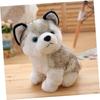 Lurrose Siberian Husky Plush Toy, 20cm, Realistic Dog Cuddle Pillow, Child's Sleeping Companion, Plush Toy Gift, Home Decor, Animal Toy