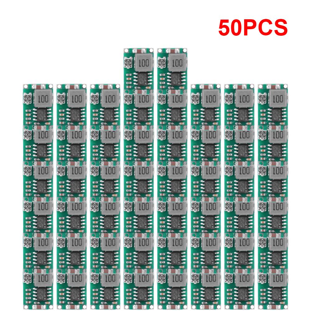 1-50PCS Mini360 RC Airplane Module Mini 360 DC Buck Converter 2A Step Down Module 4.75V-23V to 1V-17V 17x11x4mm LM2596