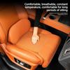Nappa Leather Leg Support Extension Seat Cover Memory Foam Extender Cushion With Backrest Car Interior Accessories Universal Car