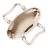 Michael Kors Jet Set Travel Signature Logo Gepolijste Hanger Gecoate Canvas Tote Bag Dames Tote Bags Wit 35H3GTVT0L-0213