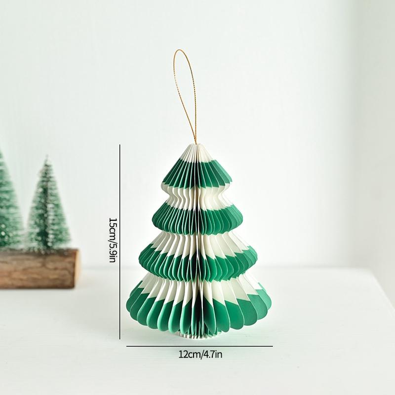 Christmas Decoration 3D Honeycomb Christmas Tree Ornament Home Decoration 2026 New Year Desk Decoration Christmas Supplies