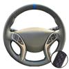 Car Accessories Hand-stitched Black Artificial Leather 2011-2016 Avante i30 2012-2016 Steering Wheel Cover For Hyundai Elantra