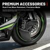 Motorcycle Air Ducts Side Cover For Kawasaki Ninja ZX-6R 2024+ ABS Black Motorcycle Brake Caliper Radiator Brake Disc Cooler