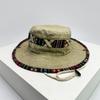 Fisherman Bucket Drawstring Adjustable Travel School Old Vintage Women  Men For Neutral Gender Fresh Caps Hats Sunshade Outdoor Breathable Ethnic