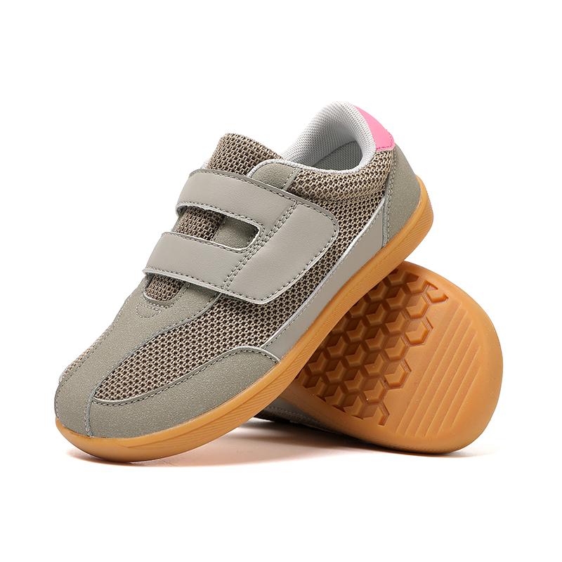 

Boys Girls Causal Sports Shoes Wide Toe Sneakers Kids Outdoor Walking Shoes Breathable Mesh Children Flat Shoes 38 хакі