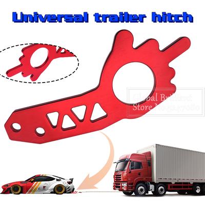Anhängerkupplung Auto Stoßstange Hinten Abschlepphaken Aluminiumlegierung Anhänger Abschleppwerkzeug Auto Zubehör Blau/Rot/Schwarz Modifizierter Dekorativer Haken