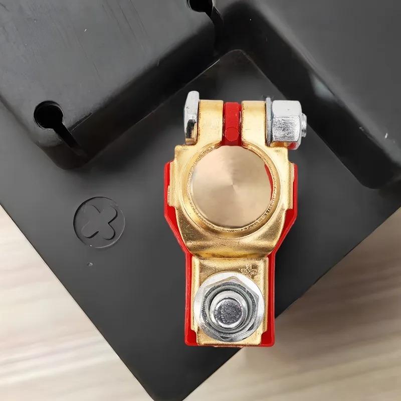 1 Pair 12V 24V Positive Negative Car Top Post Battery Terminals Wire Cable Clamp Terminal Connectors Car Battery Accessories