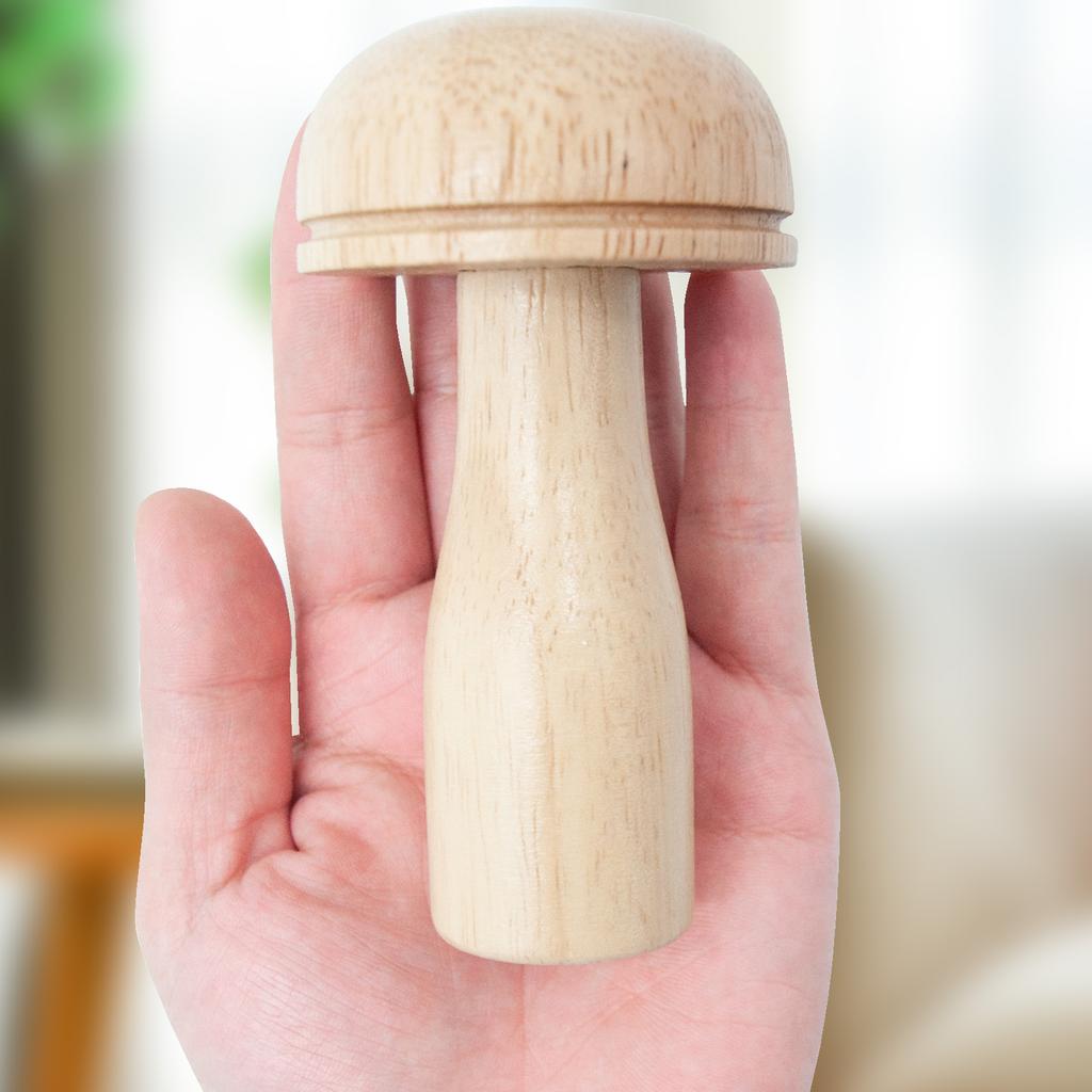 1 Stück DIY Holz Stopfpilz Patchwork-Werkzeug Hosen Kleidung Socken Flicken Reparatur Weben Handwerk Nadelhalter Nähzubehör