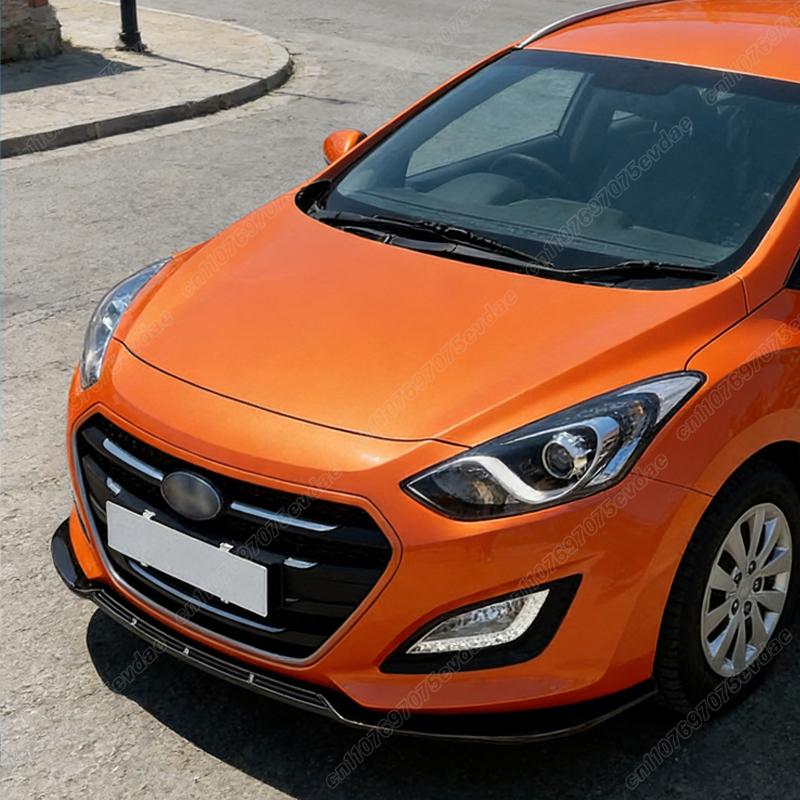 For Hyundai I30 MK2 MK2.5 2012 2013 2014 2015 2016 2017 Car Front Bumper Lip Sports Wind Spoiler Splitter Body Modification Kit