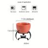 Porcelain Hot Pot Set Chocolate,Cheese Fondue with Candle Holder Kitchen Accessories for Dessert Service