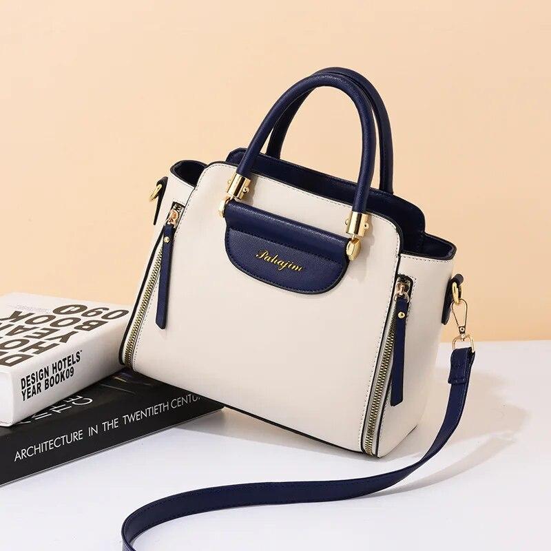 Borse a tracolla casual in pelle PU per donna Borsa a mano da donna Borsa a tracolla da viaggio femminile di grande capacità Sac