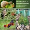 100pcs Green Garden Cloches Reusable Plant Bell Cover Bell Jar Cloches for Protection Against Sun Frost Snails Etc
