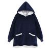 Wearable Blanket Hoodie for Men Oversized Hooded Blankets Sweatshirt Cozy Warm Fleece Blanket with Sleeves Adults Winter House Robes With Pocket