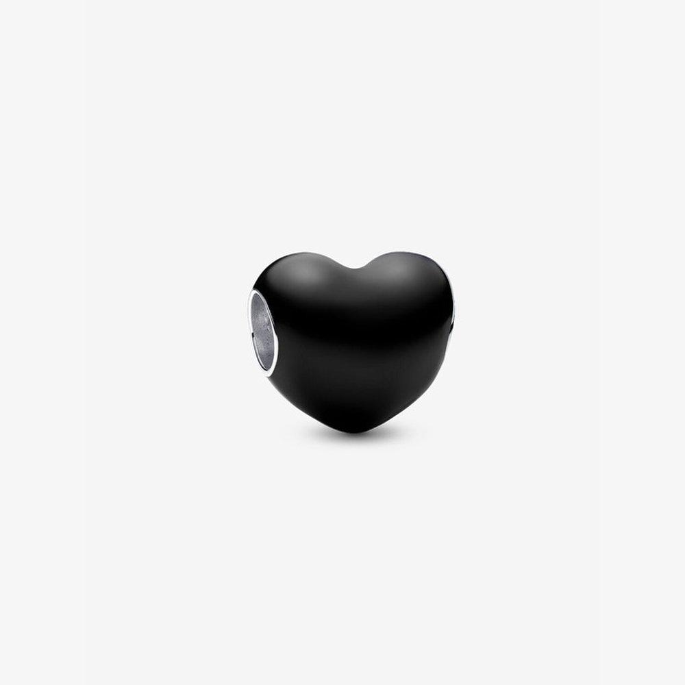 Pandora Black Heart Charm 793337C04