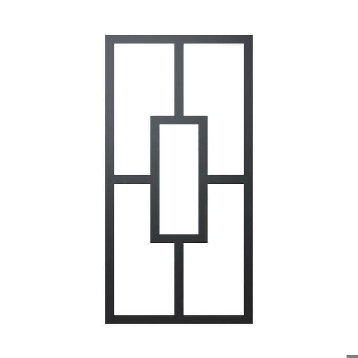 Applique murale LED 10W 3en1 IP44 Noir